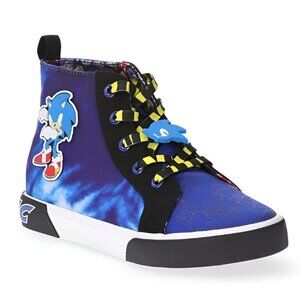 NEW 6 Big Boys Sonic the Hedgehog High Top Sneakers